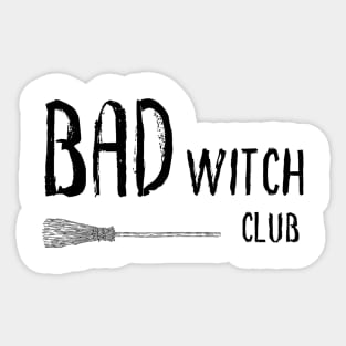 Bad Witch Club Sticker
